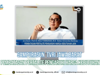 Rektor Universitas Bandung Berikan Analisis Dampak Pembatasan Pertalite di SAMPURASUN TVRI Jawa Barat